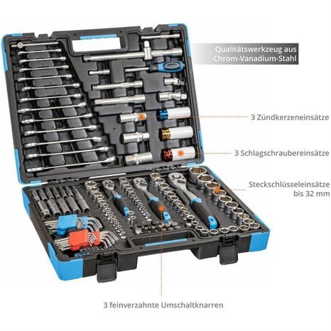 Gola sada 1/2", 3/8", 1/4" 157 ks GÜDE GWZK 157 - 4