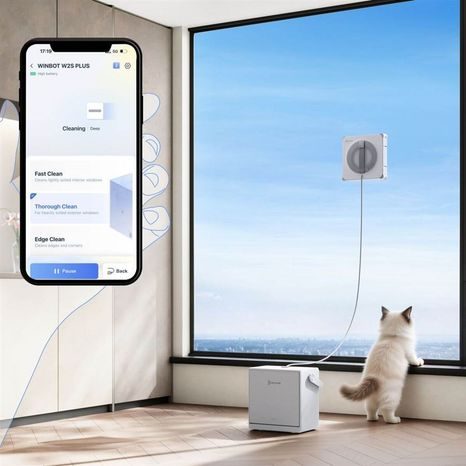 Robotický čistič oken ECOVACS WINBOT W2S PRO OMNI WHITE - 20
