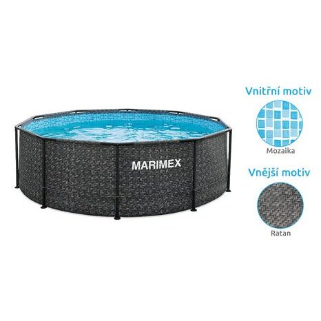 Bazén Florida Marimex 3,05 x 0,91 m RATAN vč. skimmeru 10340315 - 4