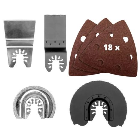 Aku multifunkční oscilační bruska GÜDE MW 18-201-30K 58516 - 7