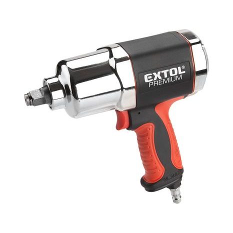 EXTOL PREMIUM 8865014 - utahovák rázový, 1/2", kompozit, pneu, 680Nm