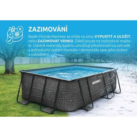 Bazén Florida Premium Marimex ratan 2,15 x 4 x 1,22 m bez přísl. 10340215 - 3