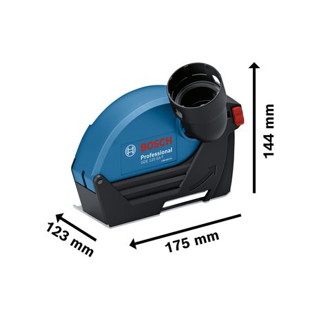 Ochranný kryt pro úhlové brusky Bosch GDE 125 EA-T 1600A003DJ - 3