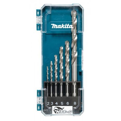 Sada vrtáků do kovu Makita HSS-G 6 ks D-75742