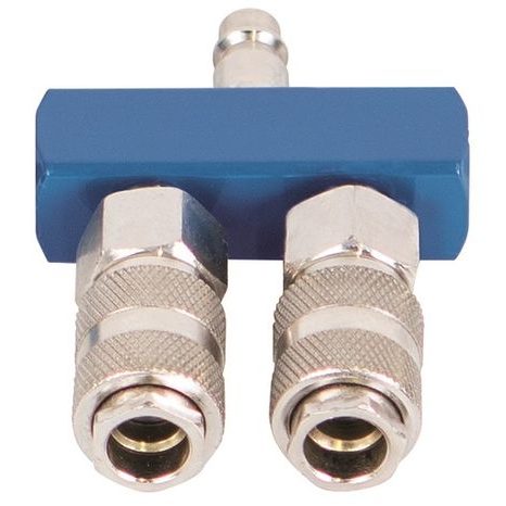 Vzduchová rozbočka se 2 rychlospojkami Scheppach 7906100722