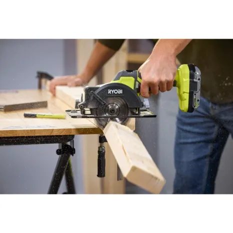 Aku okružní pila Ryobi R18CS115-0 - 10