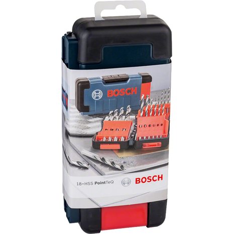 Sada vrtáků do kovu Bosch HSS-PointTeQ 18 ks 2608577350 - 2