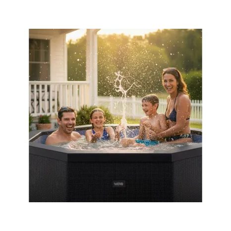 Vírivý bazén CF COMO 6 CHARCOAL BLACK - 7