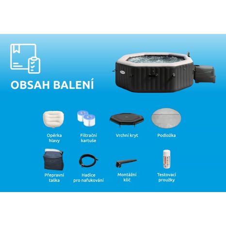 Vířivka Intex Pure Spa Jet & Bubble Deluxe HWS 6 11400256 - 12