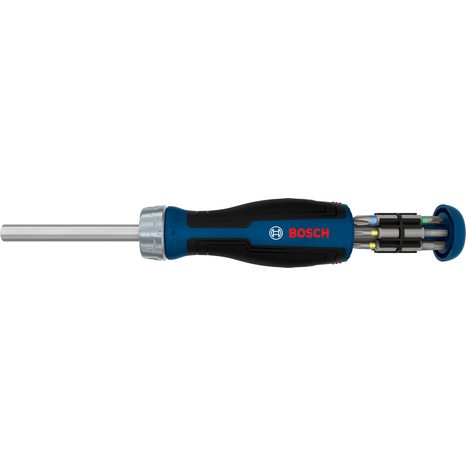 Ráčnový šroubovák Bosch se zásobníkem 12 ks bitů 1600A039PK