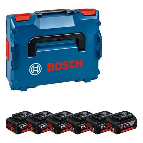 Sada akumulátorů Bosch GBA 18V/4Ah 6 ks 1600A02A2S