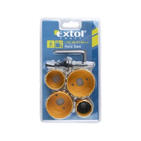 Sada vykružovacích korunek EXTOL CRAFT ∅32-54mm 1808 - 2