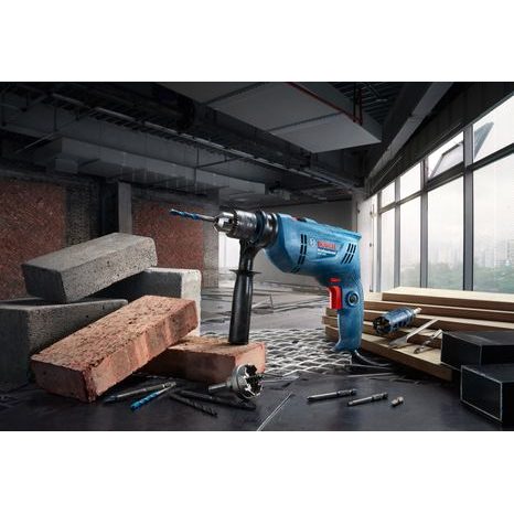 Elektrická příklepová vrtačka Bosch GSB 600 06011A0321 - 9