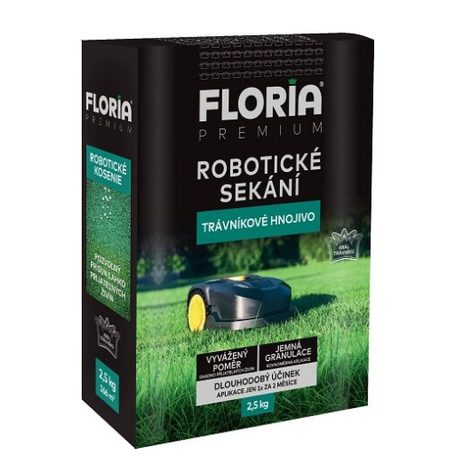 Trávníkové hnojivo FLORIA pro robotické sekání 2,5 kg