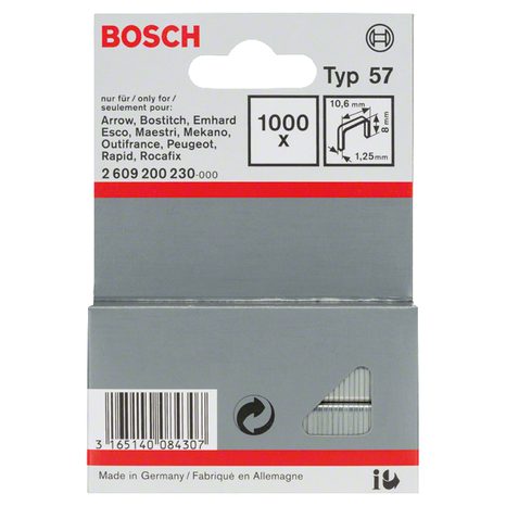 Spony Bosch typ57 8/10,6mm 2609200230 - 2