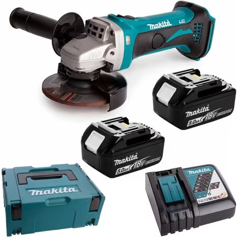 Aku úhlová bruska Makita LXT DGA452RTJ - 3