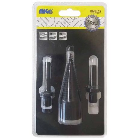 060023 - Štiepací tŕň - kužeľ na drevo 32x95mm s uchytením SDS+ a 1/2"… - 2