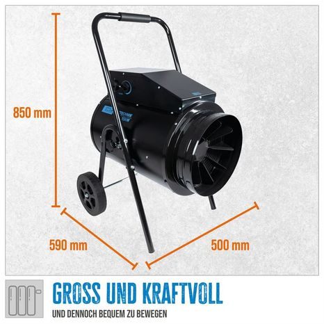 Elektrický topný ventilátor GÜDE GEH 15 85180 - 5