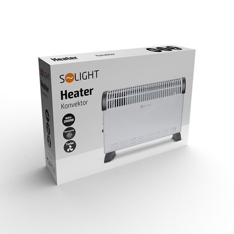 Horkovzdušný konvektor SOLIGHT 2000W KP08 - 3