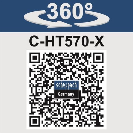 Aku nůžky na živý plot Scheppach C-HT570-X 5910607900 - 6