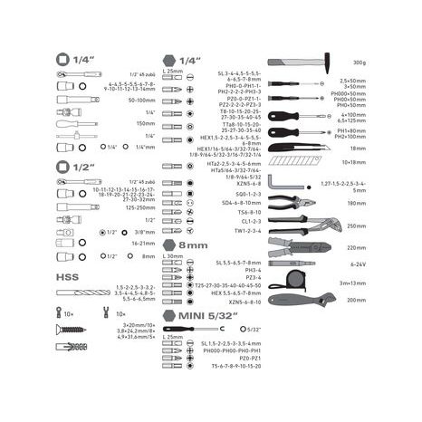 Sada nářadí EXTOL CRAFT 918303 - 3