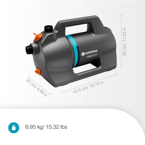 Elektrické povrchové čerpadlo Gardena 5000 Silent 9080-20 - 2