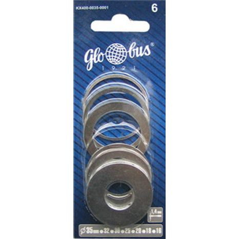 Redukční kroužky k pilovým kotoučům 35x1,4mm - 6 ks GLOBUS