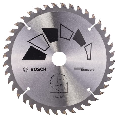 Pilový kotouč Bosch Standard for Wood 160 mm 40T 2609256811