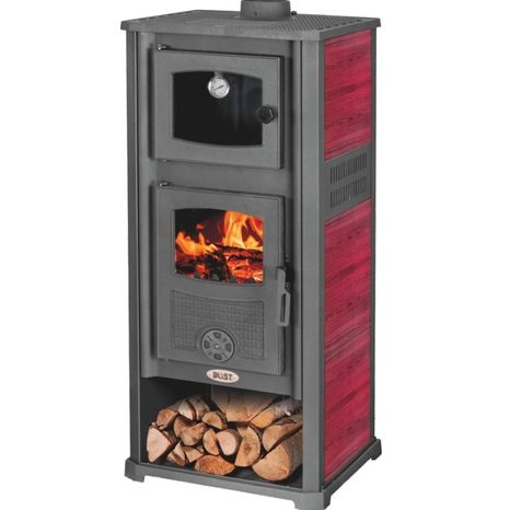 Krbová kamna s troubou BLIST Roma G Red