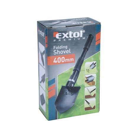 EXTOL PREMIUM 8877030 - lopatka skládací s motyčkou, délka 40cm, šířka 9,5cm - 7