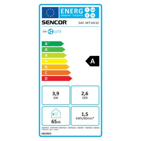 Mobilní klimatizace SENCOR SAC MT1411C - 12