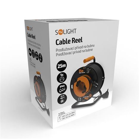 Venkovní prodlužovací kabel SOLIGHT buben 25m, 3x1,5mm² PB30 - 10