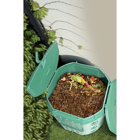 Kompostér COMPOTHERMO Prosperplast, zelený 900l - 3