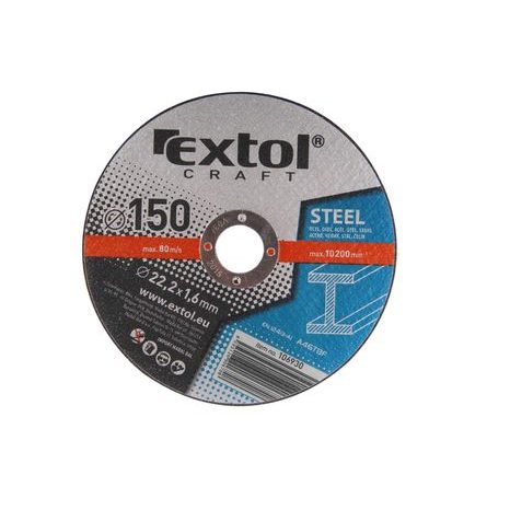 EXTOL CRAFT 106930 - kotouče řezné na kov, 5ks, 150x1,6x22,2mm 