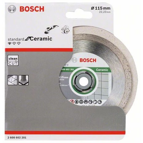 Diamantový dělící kotouč Bosch Standard for Ceramic 115 mm 2608602201 - 2
