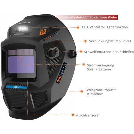 Svářečská kukla GÜDE GSH-3S-VL-TC-2 - 4