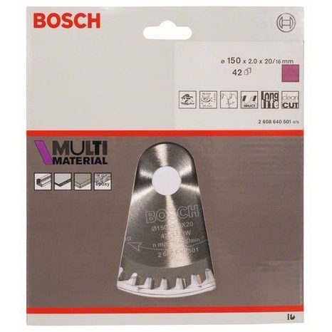 Pilový kotouč Bosch 150x 20/16 mm 2608640501 - 2