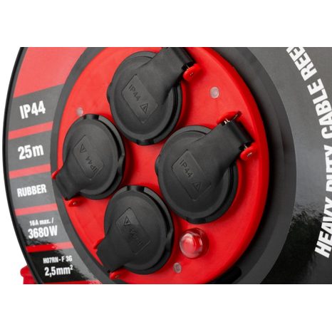 Venkovní prodlužovací kabel na bubnu 25m 3x2,5mm² FESTA INDUSTRY 37740 - 3