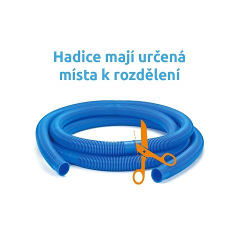 Hadice bazénová Marimex 10 x 1 m modrá 11001052 - 3