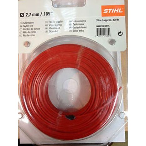 Čtvercová žací struna STIHL  2,7 x 65 m