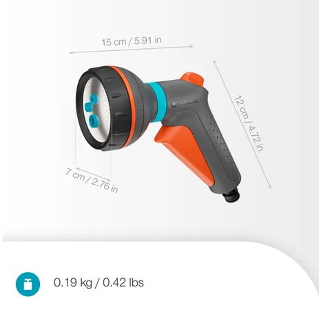 Zavlažovací multifunkční sprcha Gardena Classic 18370-20 - 2