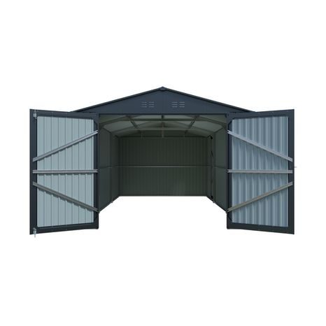 Garáž/domek se sedlovou střechou Riwall Anthracite PRO RMCG 3 x 6 m - 2