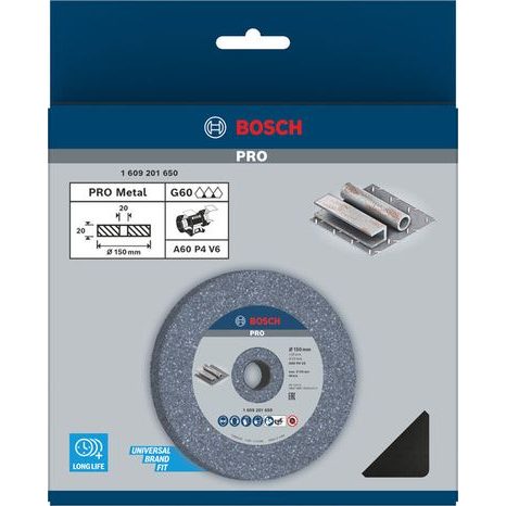 Brusný keramický kotouč Bosch PRO Metal 150 mm G60 1609201650 - 2
