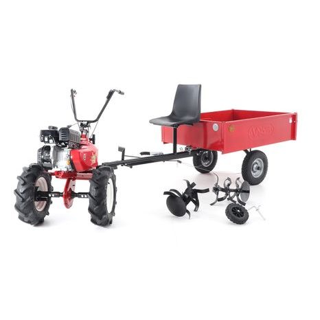 Benzínový kultivátor EURO5 B EUROSYSTEMS SET4 s vozíkem VARES HV 220L - 7