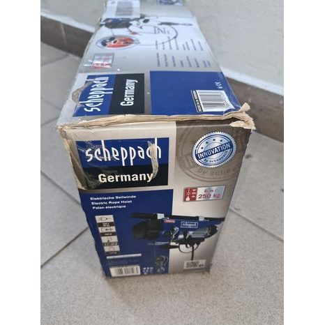 Zánovní - Elektrický lanový naviják Scheppach HRS 250 4906904000 - 2