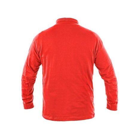 Pánské tričko s dlouhým rukávem PETR, červené - 2