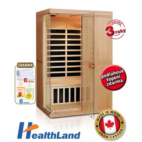 Infrasauna HEALTHLAND DeLuxe 2200 Carbon