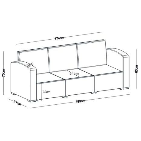 Záhradná zostava Portoriko red DeLuxe VeGA - 32