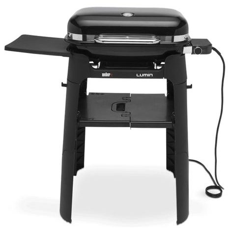 Elektrický gril so stojanom Weber Lumin, Black