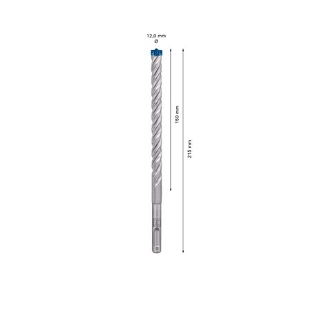 Vrták do železobetonu Bosch EXPERT SDS plus-7X 12 x 150 x 215 mm 1 ks 2608900109 - 3